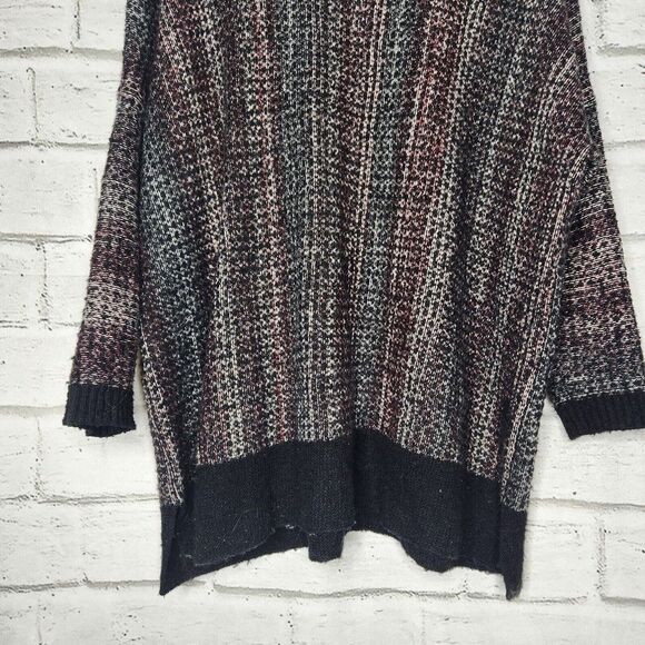 J Jill Pure Jill Cowl Neck Jacquard Knit Pullover Sweater M/L Petite Multi - Picture 12 of 12